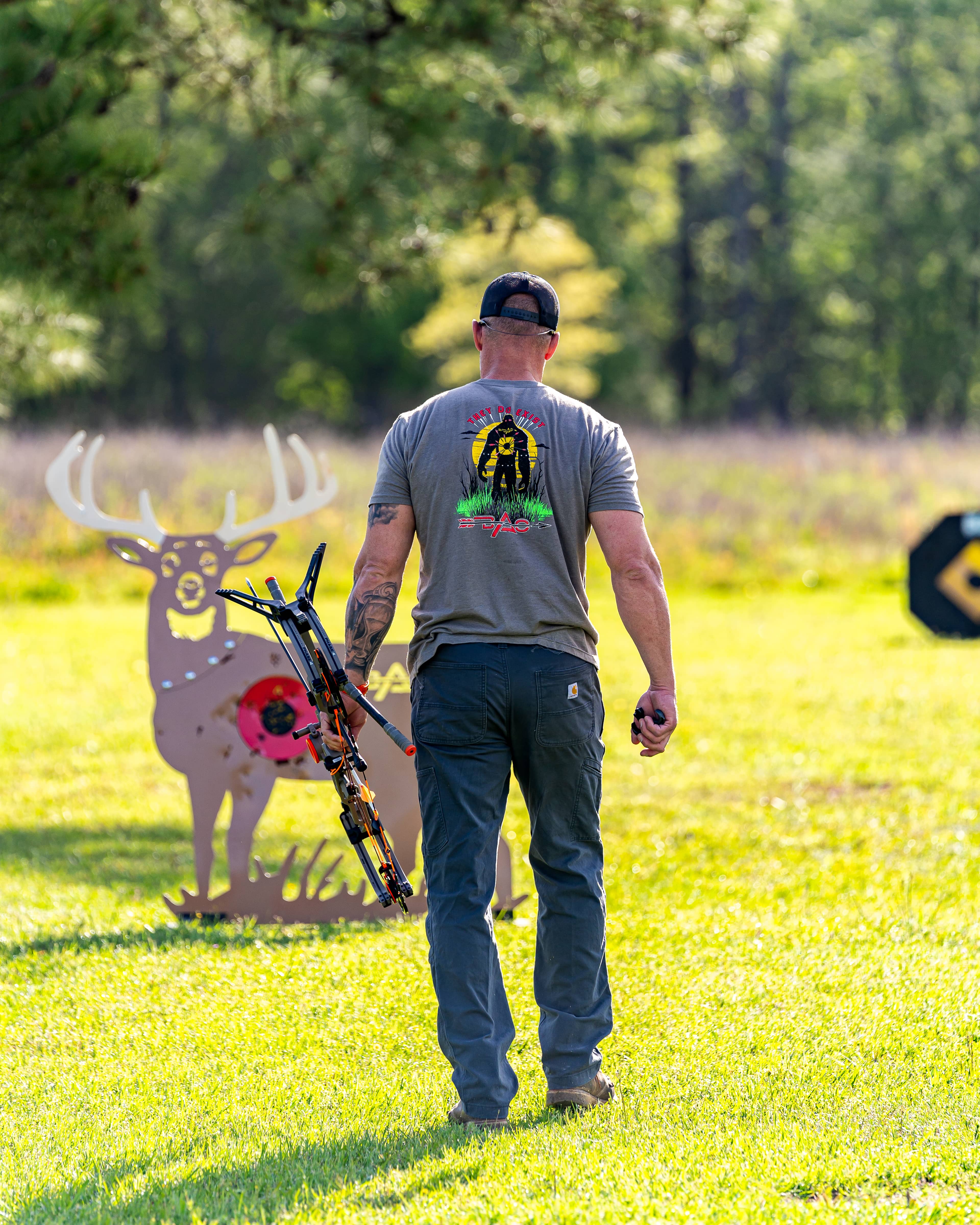 Range session at dusk